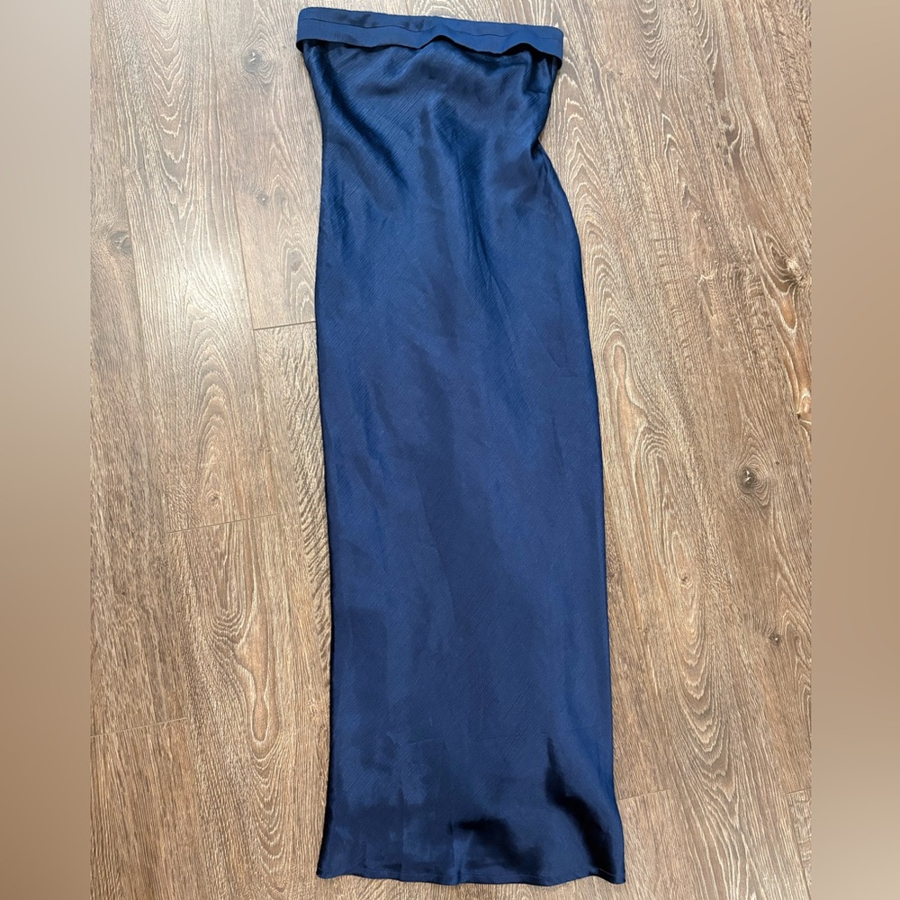 Runaway the Label Leila Slip Dress in Navy